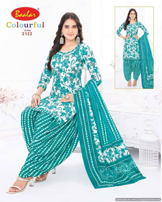 Colourful Vol 21 By Baalar Printed Daily Wear Cotton Dress Material Wholesale Online